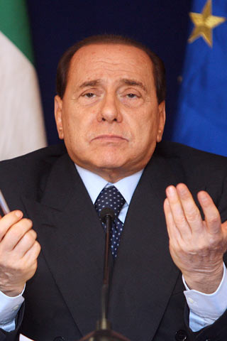 silvio berlusconi girlfriend pictures. with Silvio Berlusconi in